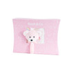 Generic Gift Box Bear Comforter And Blanket Pink, pink gift box featuring a cute bear plush toy attached to a soft blanket