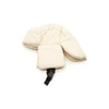 Generic Trapper Hat, off-white insulated winter trapper hat with chin strap and ear flaps for warmth.