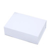 Folding box Gift box Spot magnet, white folding gift box with magnetic closure design.