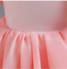 Girls Dress Evening Gown Evening Dress Puffed Sleeve Short Satin Tutu Skirt Back Slit Bow |OONA Kids