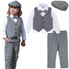 Albert  Suit Formal Set-Dark Grey