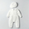 Jettson White Romper With Hat