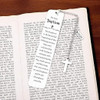 Silver Bookmark with Cross