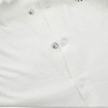 Minnie Me Blue Collar Romper, close-up image of the fabric and snap buttons on the romper
