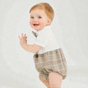 Plaid Overall Set for Infant & Toddler Comfort