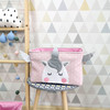 Unicorn Pink Round Folding Storage Basket