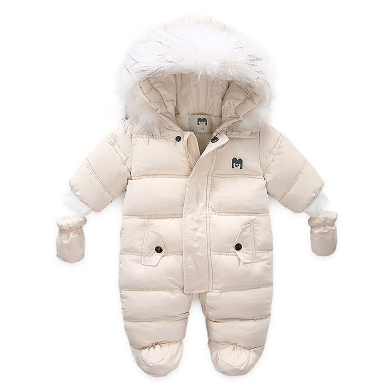 Baby Boy Snowsuit With Fur Hood Top Sellers | bellvalefarms.com