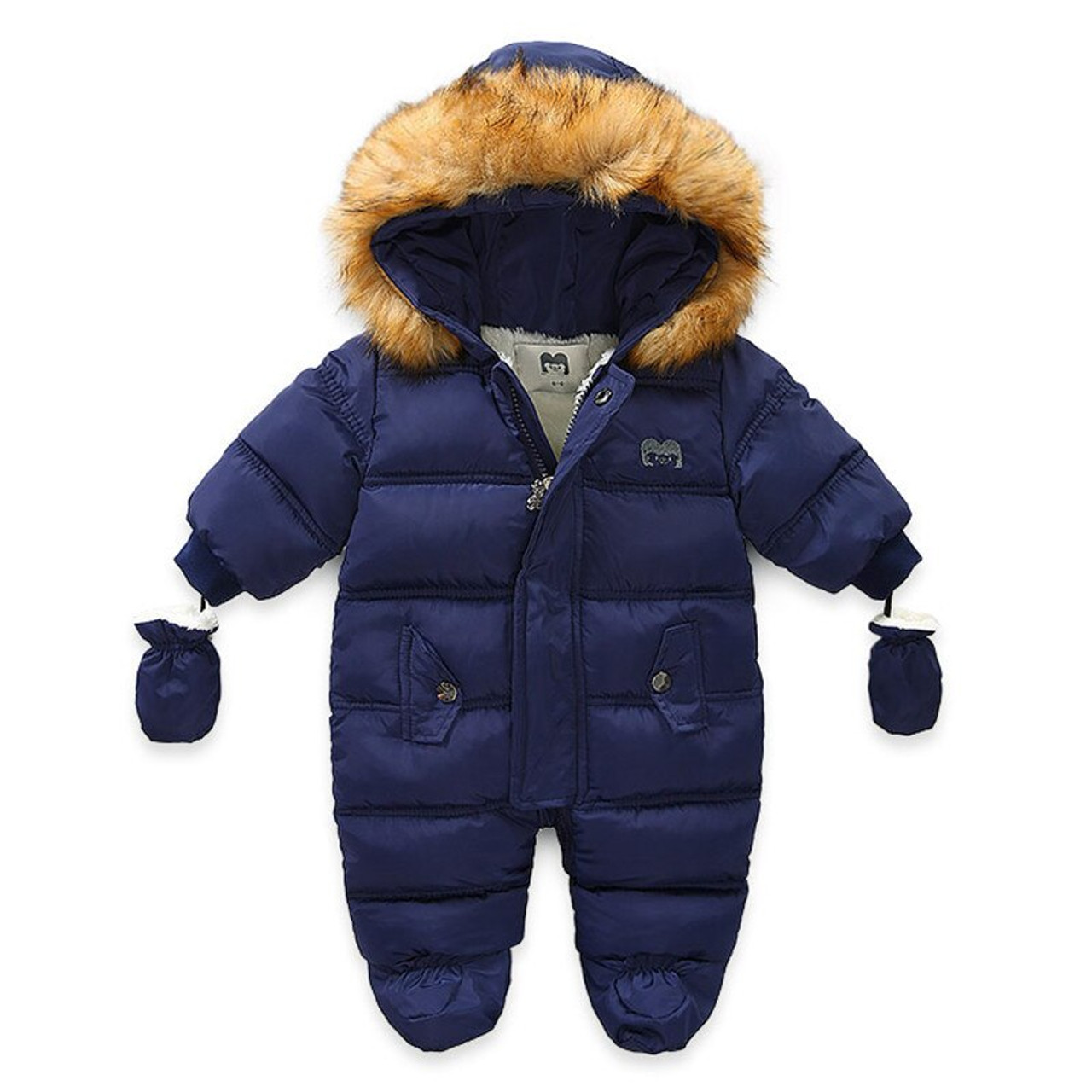 Baby Boy Snowsuit With Fur Hood Top Sellers | bellvalefarms.com