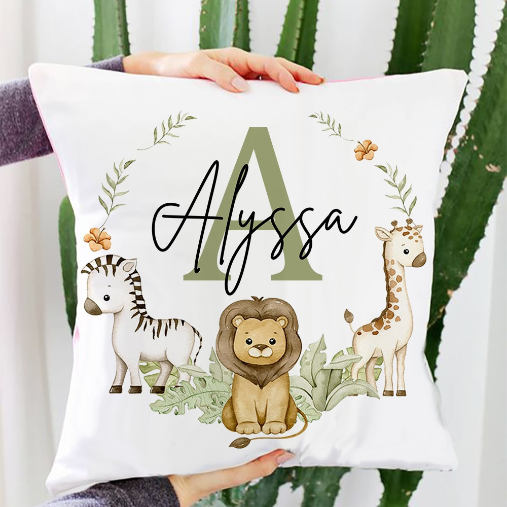 Animal Customised Pillow Cover Printing Pillow Cover Personalised