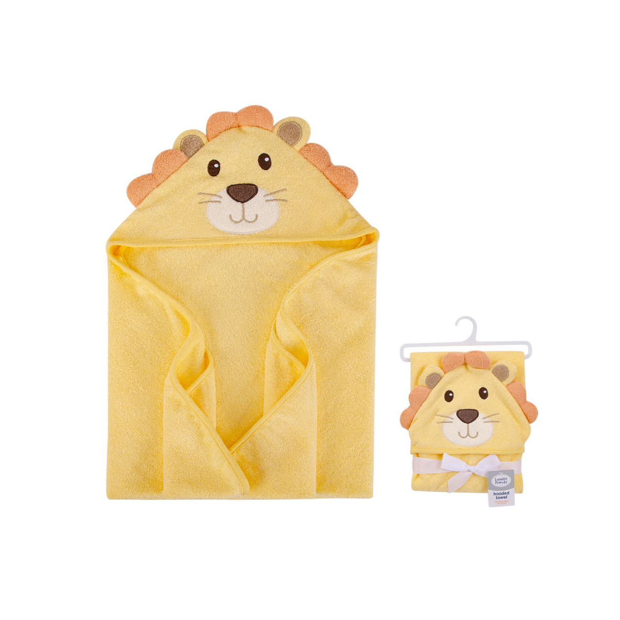 lion hooded towel