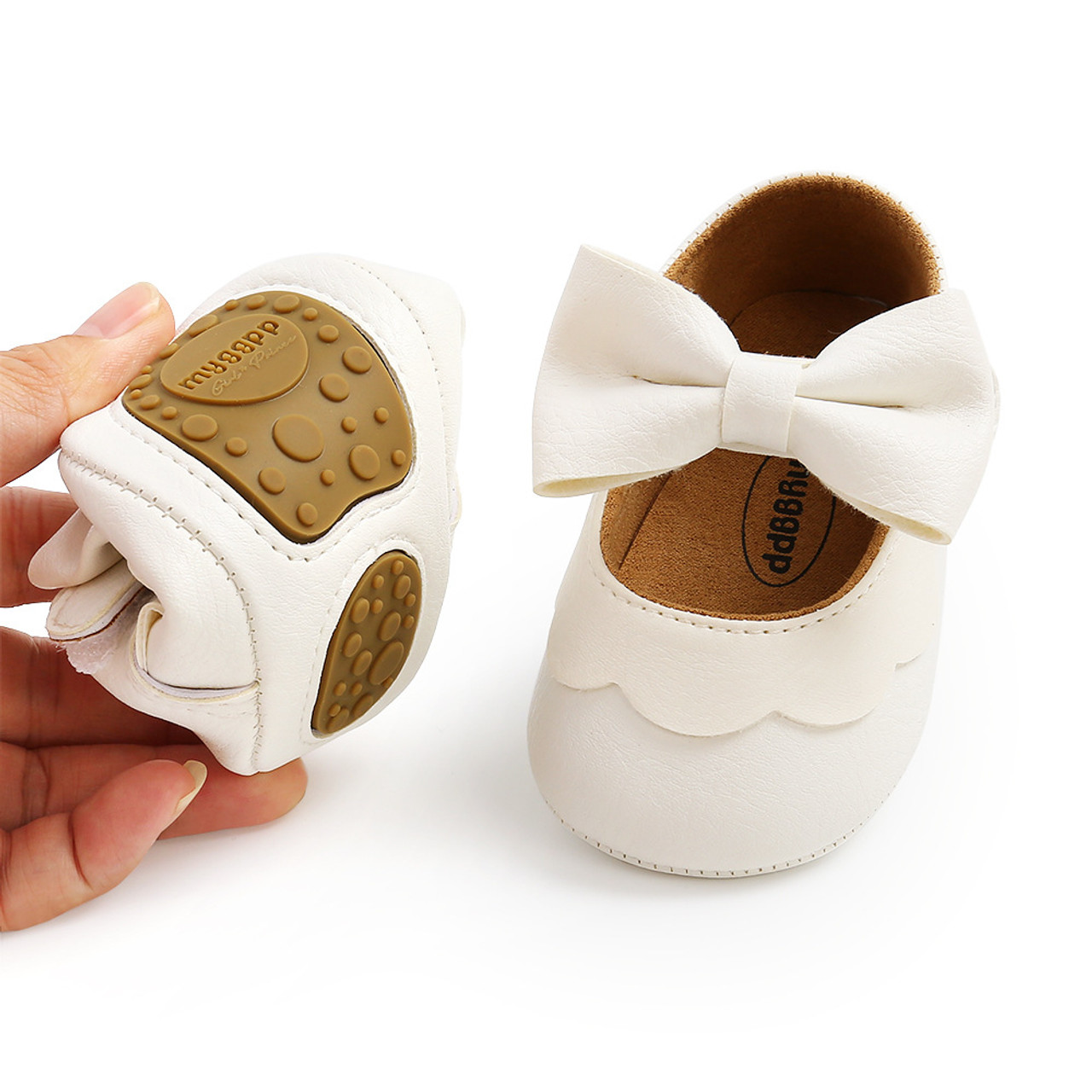 Hudson baby Baby Girls Bow Moccasins 