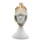 Generic Winter Bomber Hat Cute Pom, winter bomber hat with plush lining and pom pom on top.