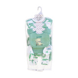 Generic Alligator Layette Set 8 Piece, baby clothing set featuring alligator design, includes onesies, hat, and accessories in green, white, and striped patterns.