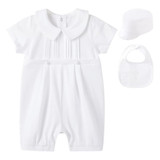 Cotton Romper Neutral Set