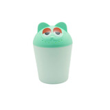Light Green shower cup cat design bath rinser