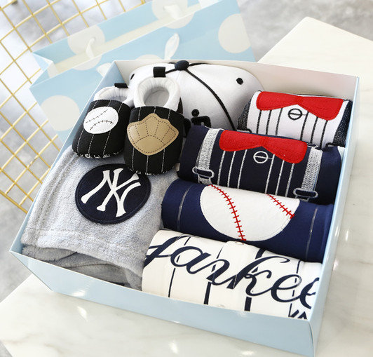 Baby Baseball Gift Set Newborn Clothing Set