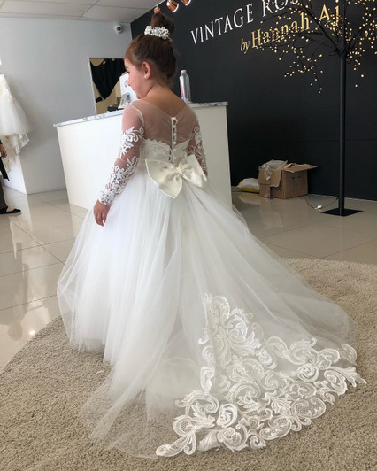 Long Sleeve Flower Girl Dresses