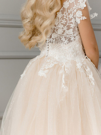 Lina Lace Tulle Flower Girls