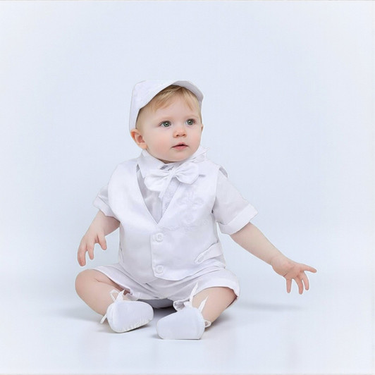 Noa 6-pcs Baptism Set With Shoes