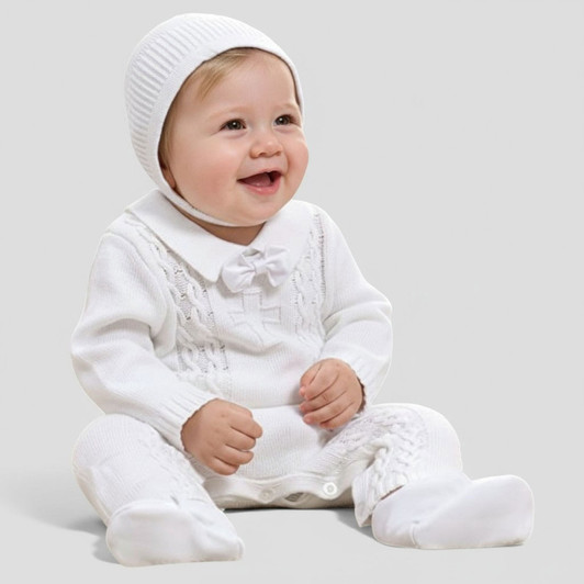 Noah Christening Romper
