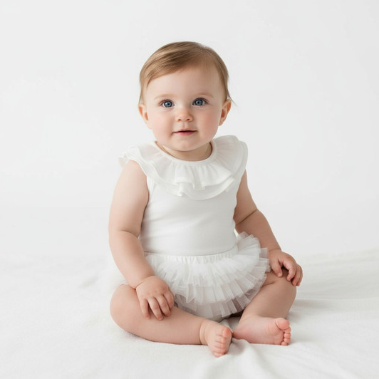Hannah Baby Ruffled Bloomers Set