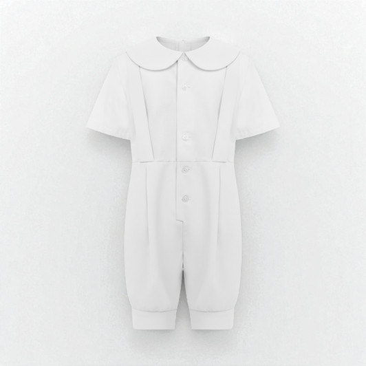 Eric Baby Boy Christening Romper Set