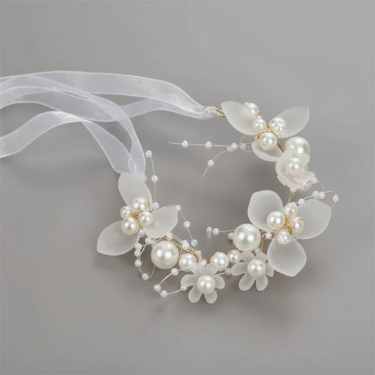 Pearl Flower Headband