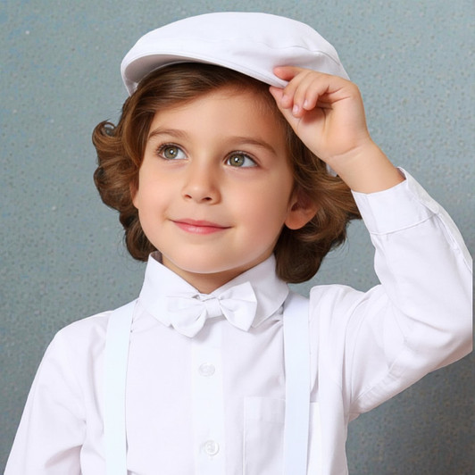 Vintage Cap with Bow Tie