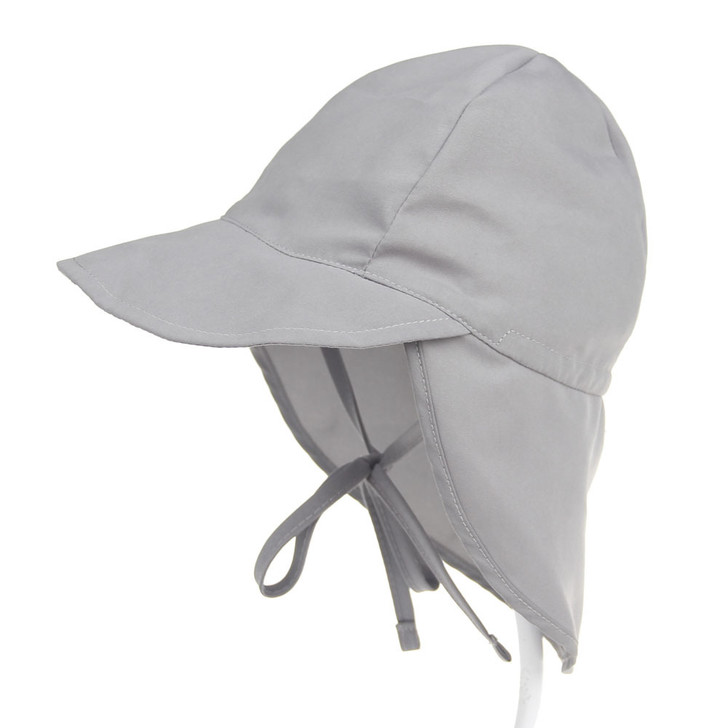 UPF50 Breathable Baby Newborn Grey Sun Hat
