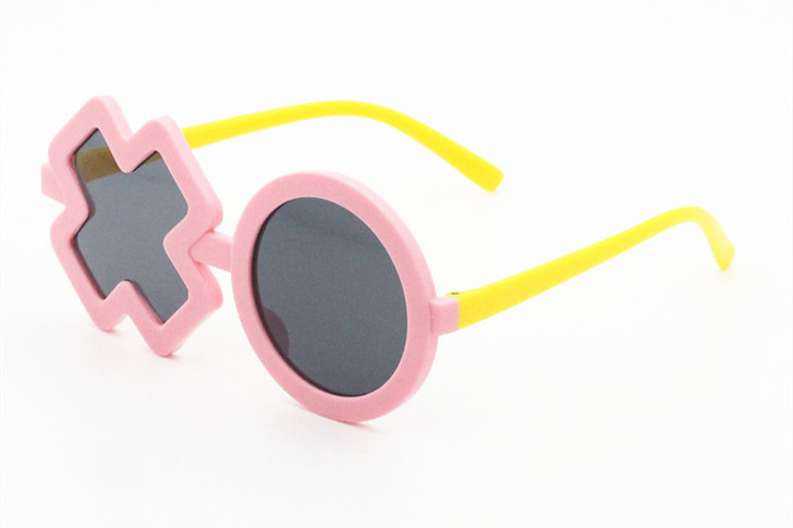 Yellow Polarized Sunglasses Transparent Frame