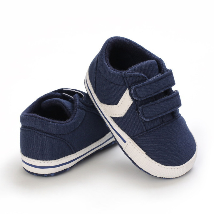 Toddler Double Buckle Soft Bottom Blue Sports Shoes Additional Image 3