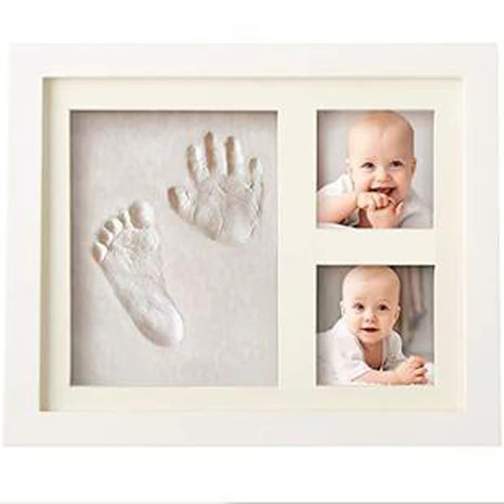 Air-Drying ClayHandprint Kit White Photo Frame