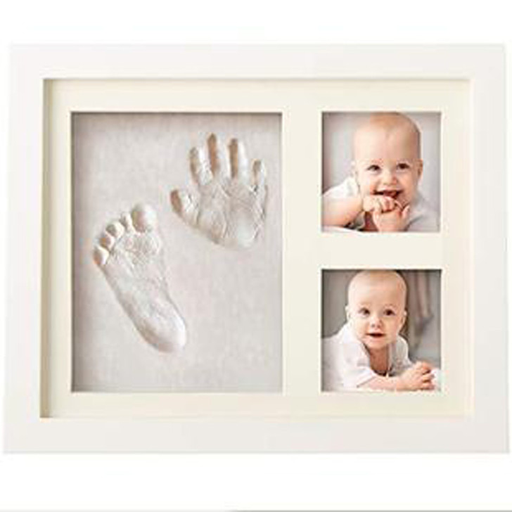 Air-Drying Clay Baby Handprint Kit & Footprint Photo Frame