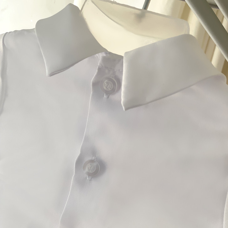 Baby Boy Baptism Set Short Sleeve Top with Short Vest & Hat