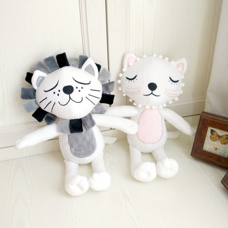 Doll Cat Lion Doll Baby Comforter Toys Plush Toy Stuffed & Plush Animals