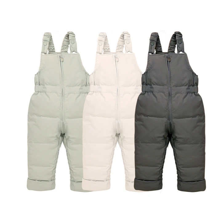Down Winter Ski Pants Waterproof Overalls