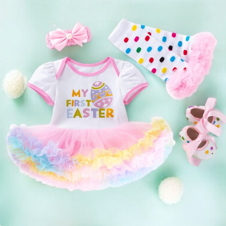 My First Easter Sets Short Sleeve Dress
