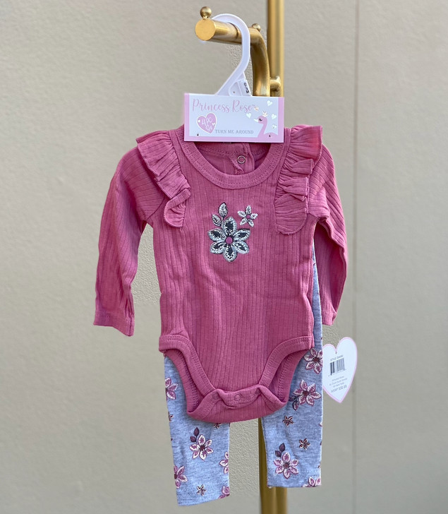 Flower Layette Set 4 Piece