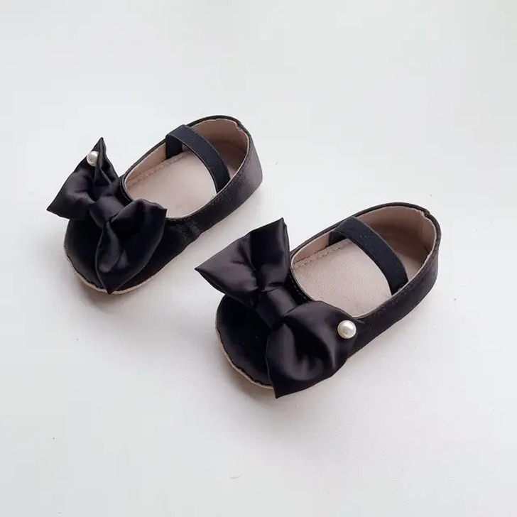 Baby Gril Soft Dress Shoes Bow