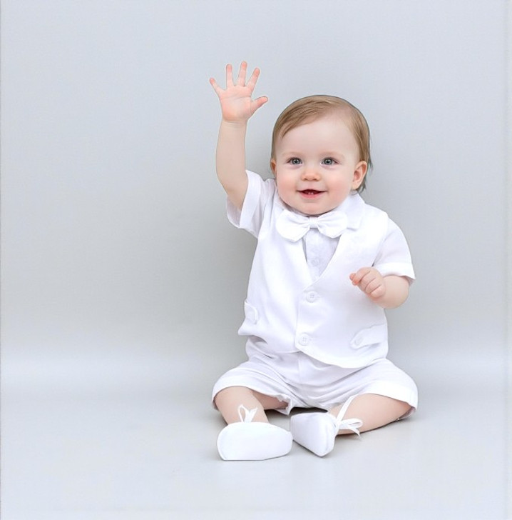 Noa 6-pcs Baptism Set With Shoes