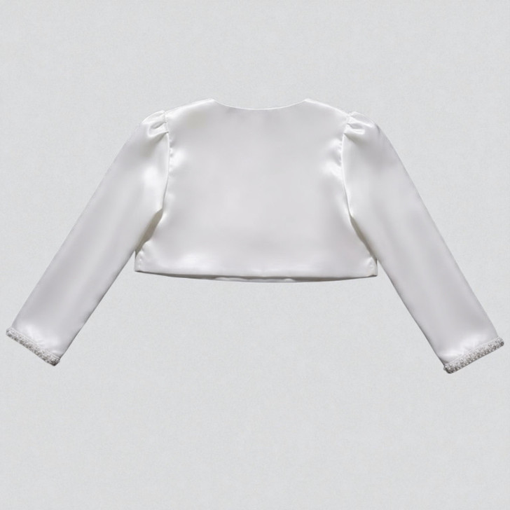 Ella Beaded Flower Girl Cape Shawl