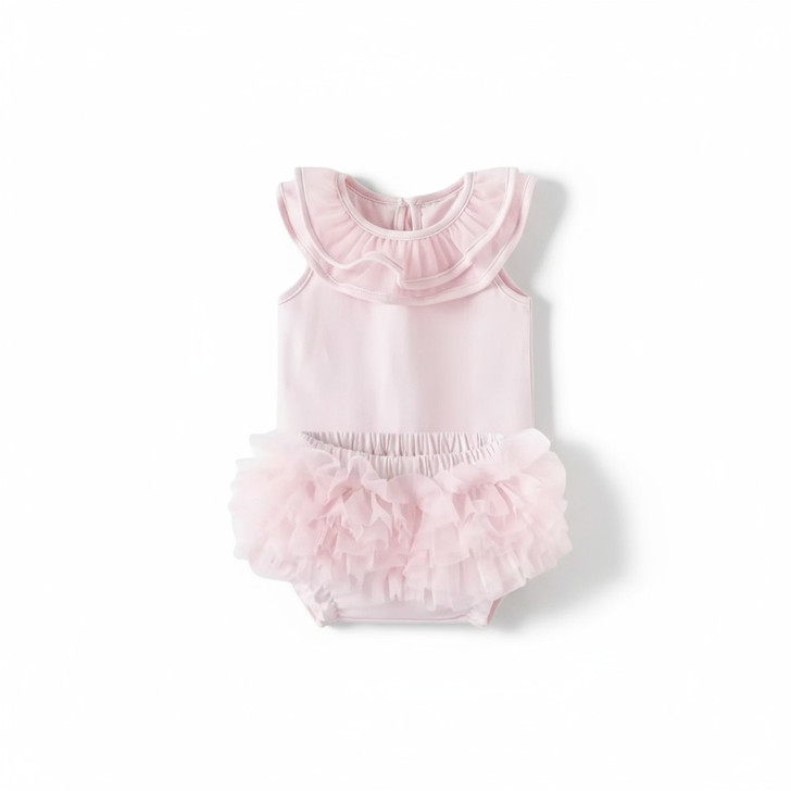 Hannah Baby Ruffled Bloomers Set