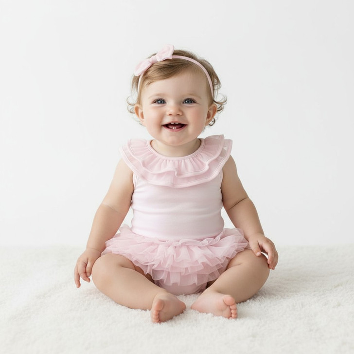 Hannah Baby Ruffled Bloomers Set