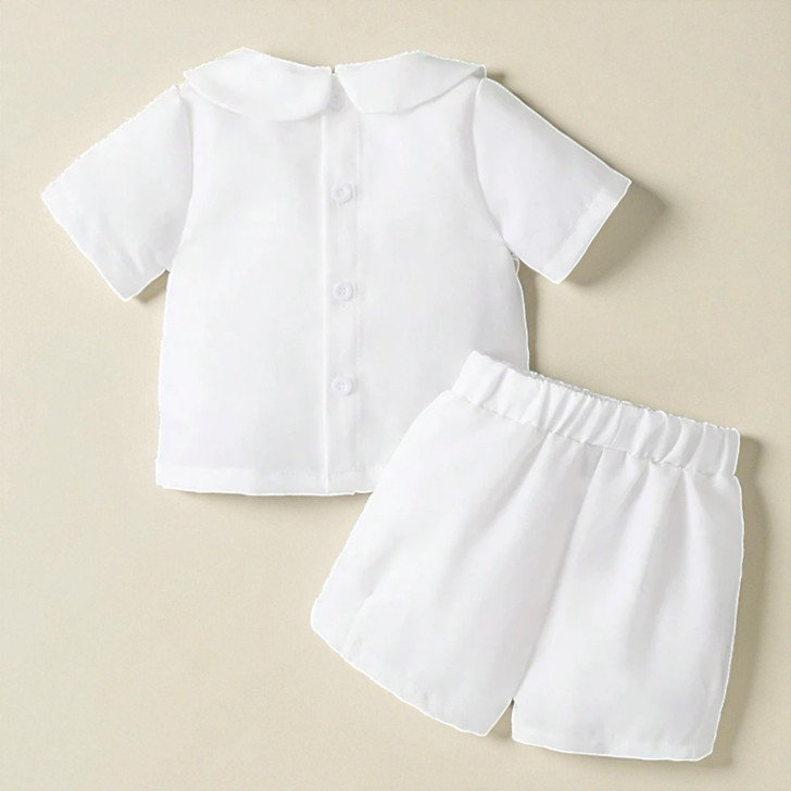 Adam Cotton Baby Baptism Outfit Set