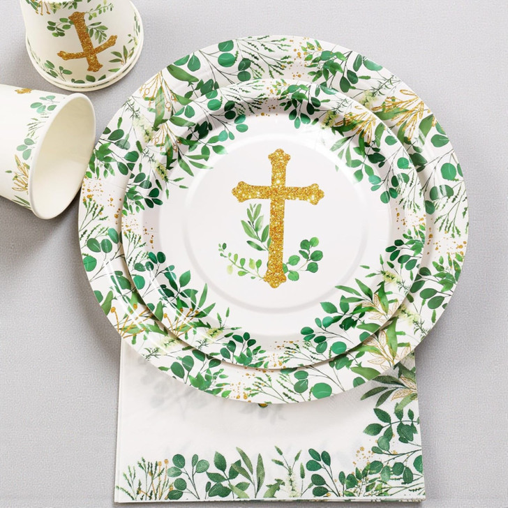 Baptism Decorations Plates and Napkins 2