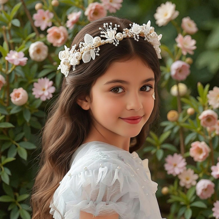 Pearl Flower Headband