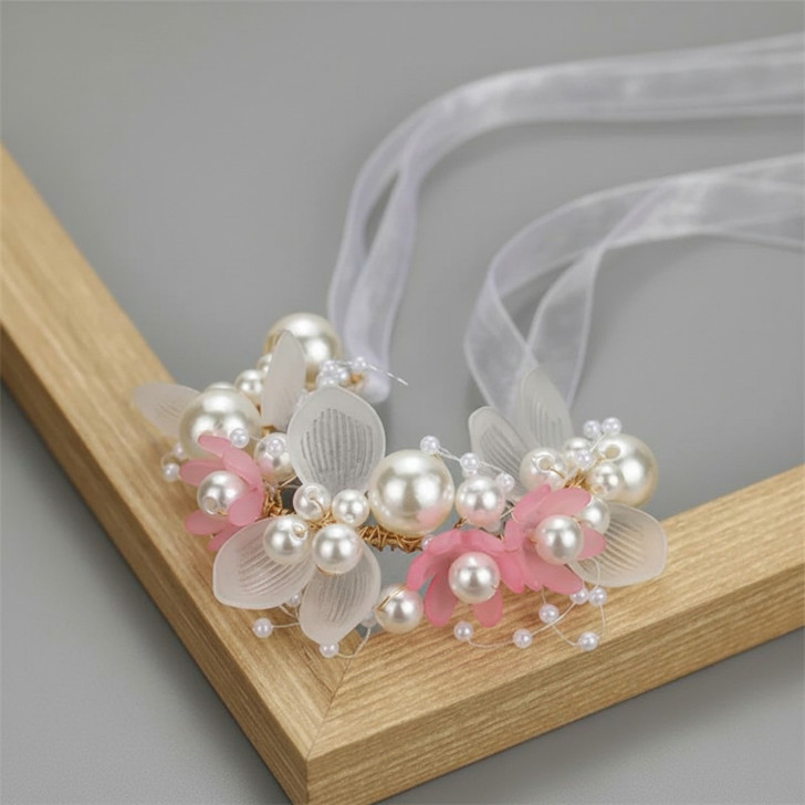 Pearl Flower Headband