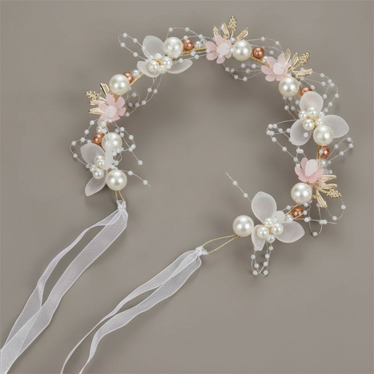 Pearl Flower Headband