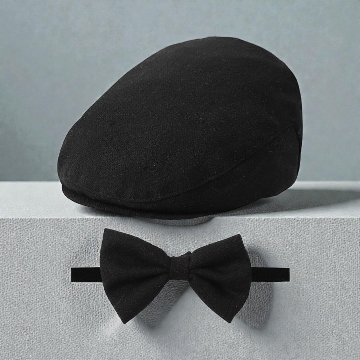 Vintage Cap with Bow Tie
