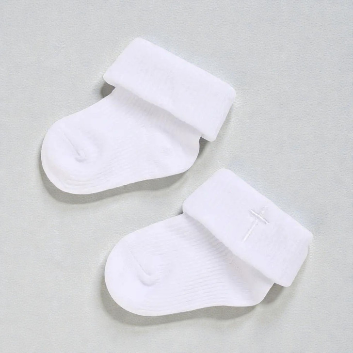 Cotton Lace Socks for Baptism
